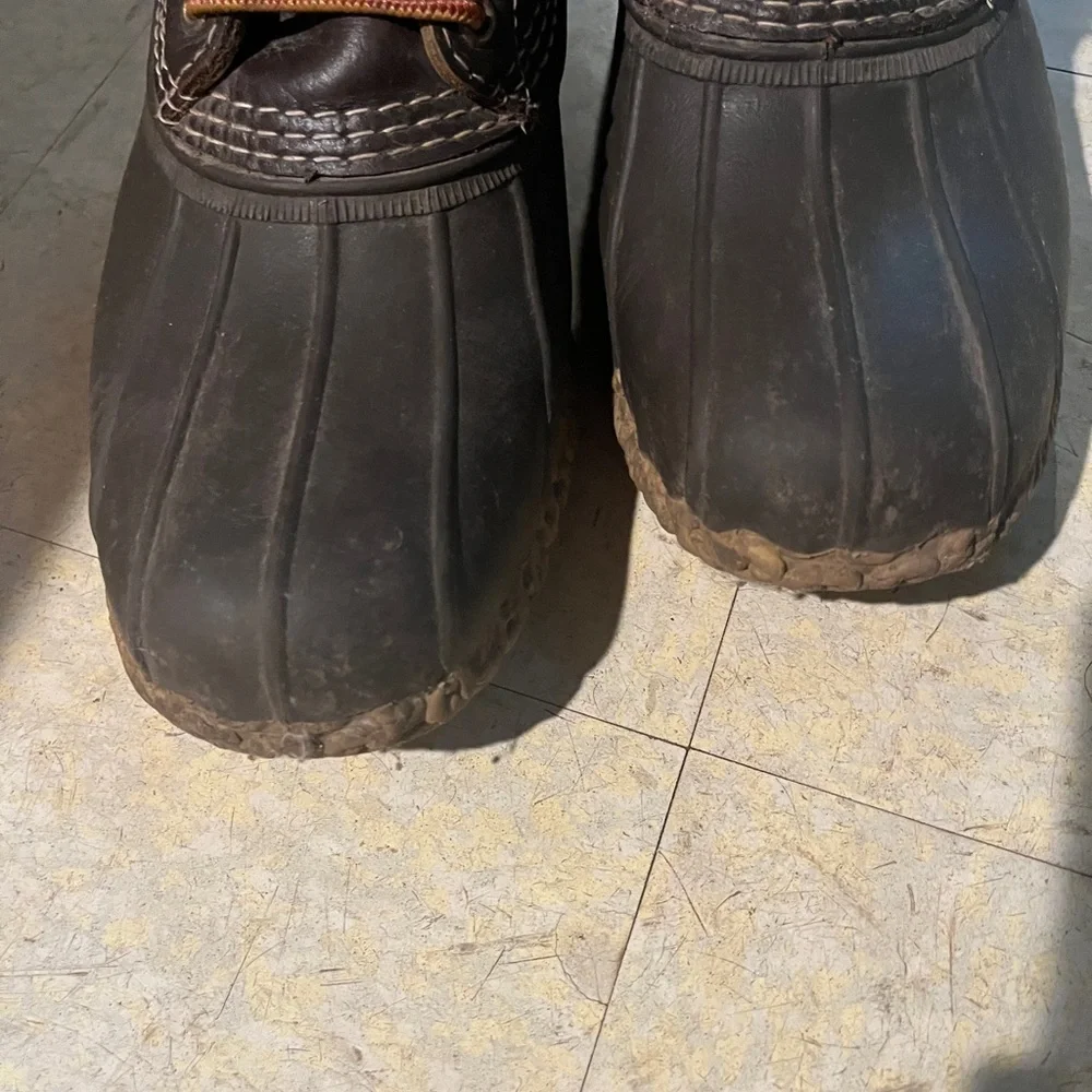 L.L. Bean Brown Rain & Snow Boots Waterproof Design - Picture 2 of 8